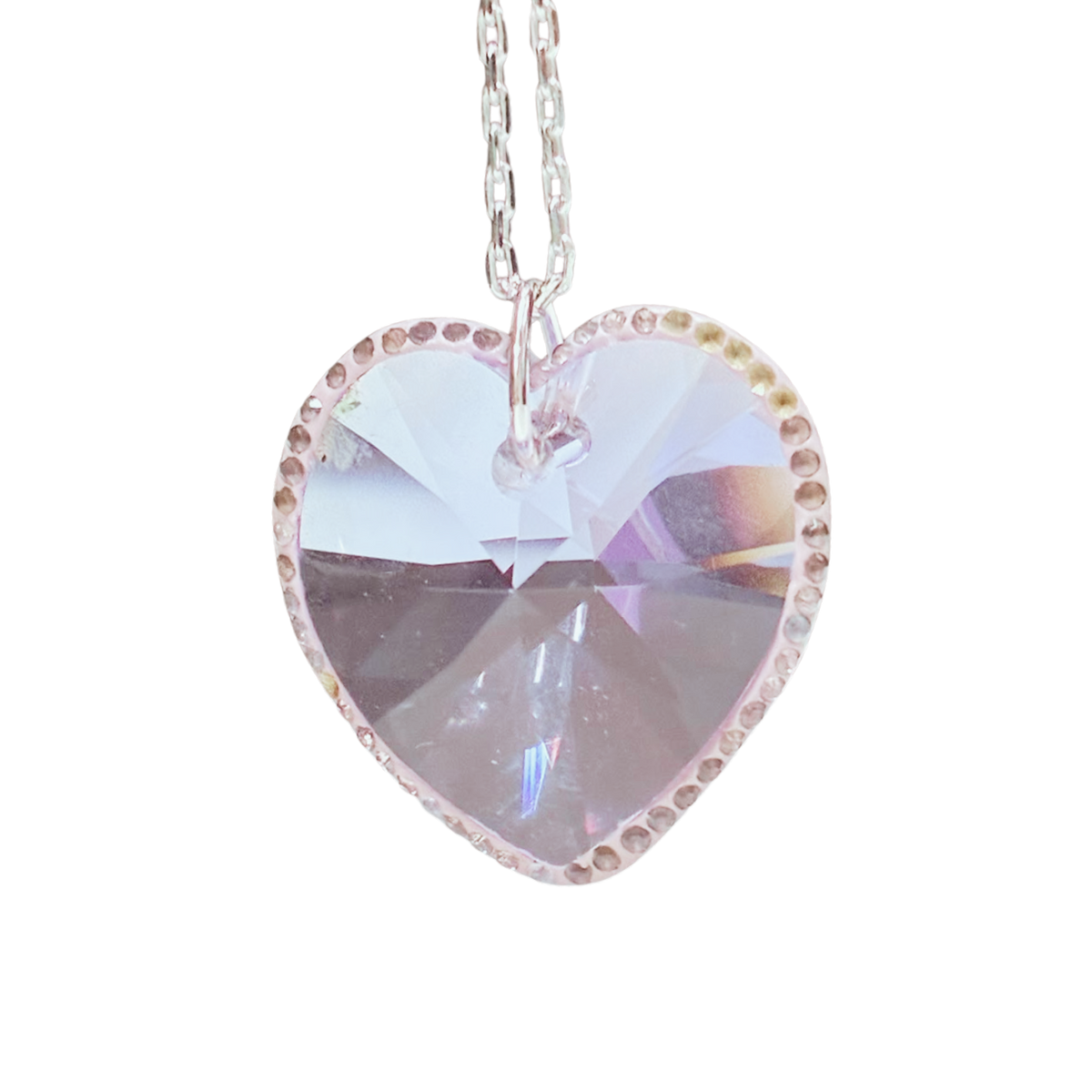 Swarovski Reverie Violet Heart Pendant