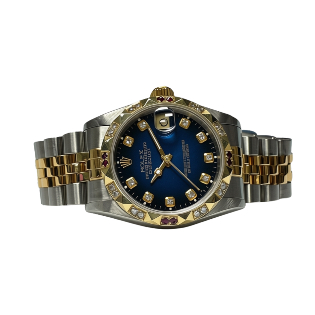 Rolex 68273 TwoTone Datejust 31mm Custom GemSet