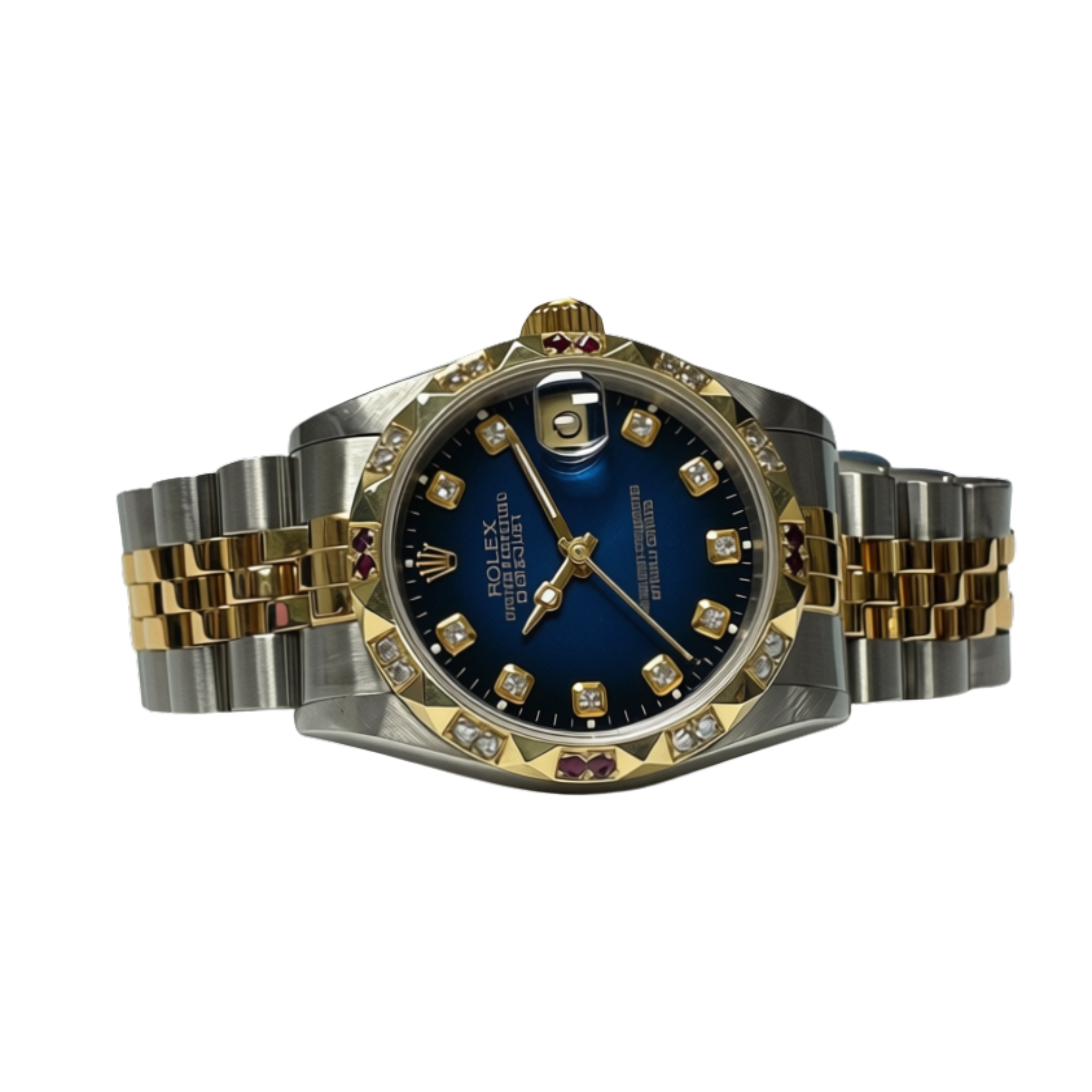 Rolex 68273 TwoTone Datejust 31mm Custom GemSet