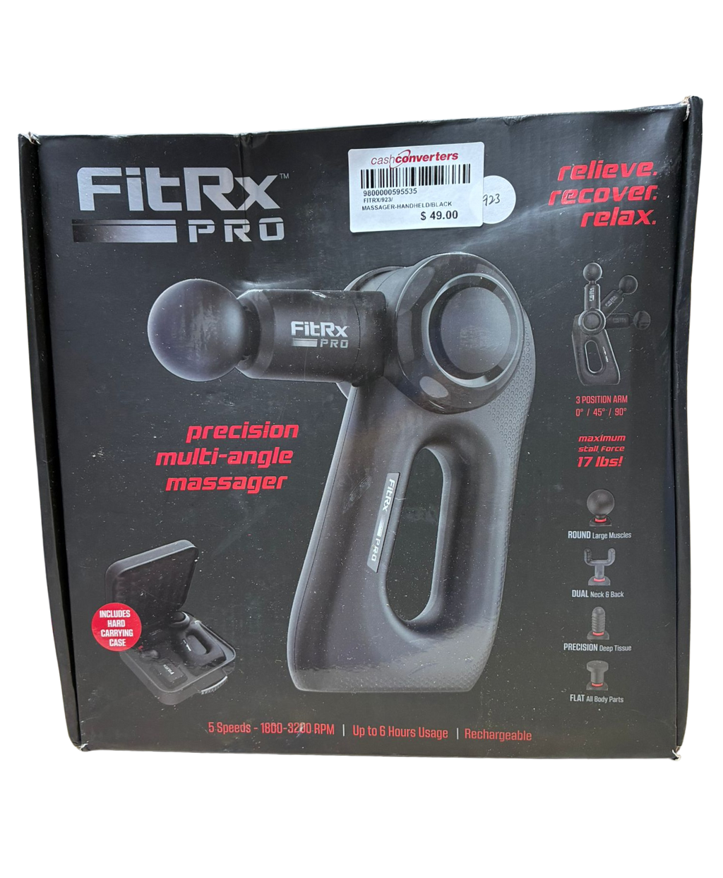 FitRx Muscle Massage Gun Pro