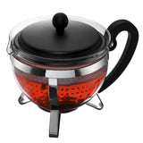 Bodum Chambord 1-Liter Tea Pot, 34-Ounce, Black