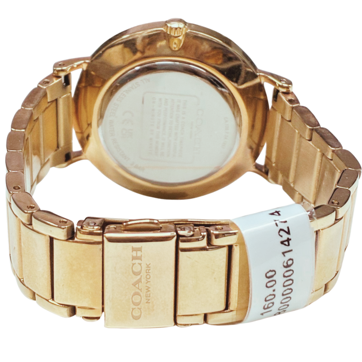 Coach Perry Rose Gold Tone Stainless Steel Watch