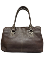 Coach Penelope Tote Bag Brown Pebbled Leather