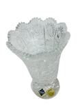 Bohemia Crystal Vase 17cm Tall Clear