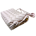 Bottega Veneta Intrecciato Mini Loop Camera Bag Leather Pink