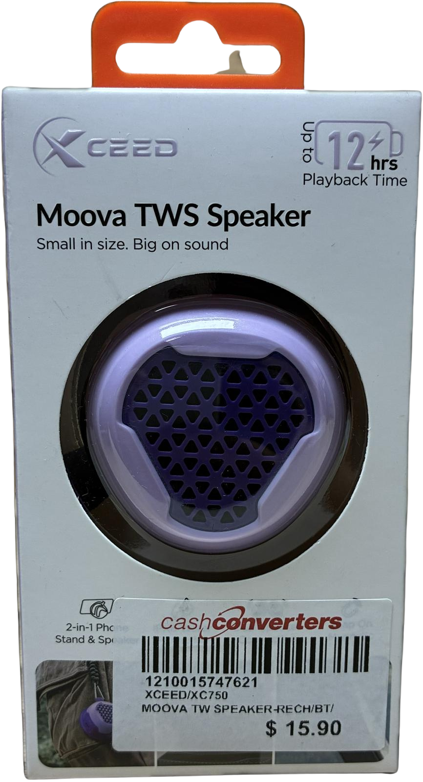 XCEED XC750 MOOVA Magnetic Bluetooth Speaker Black Purple Secondary image