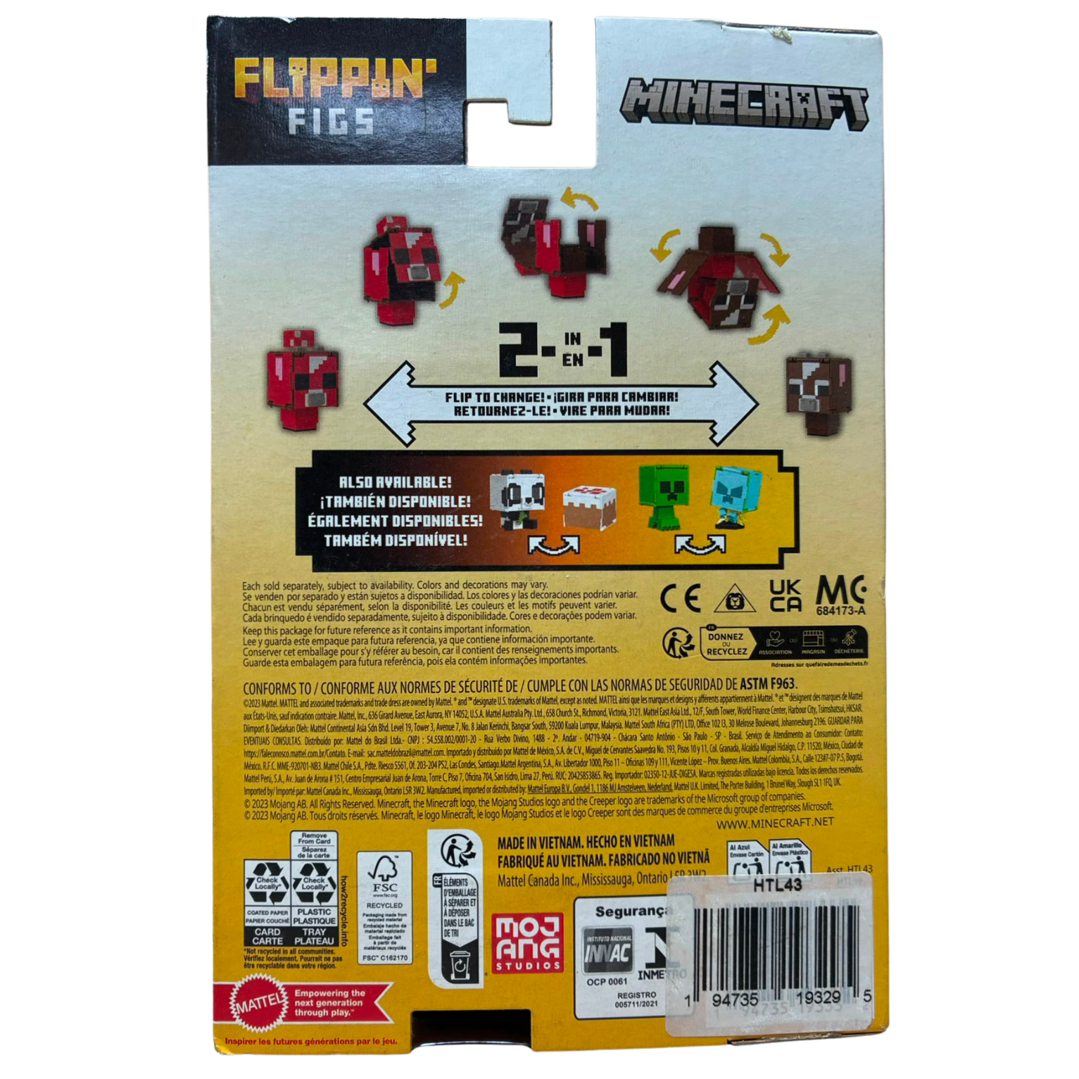 Minecraft Flippin Action Figure 9.5 cm