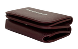 Balenciaga Cash Mini Trifold Wallet Bordeaux Grained Calf Leather