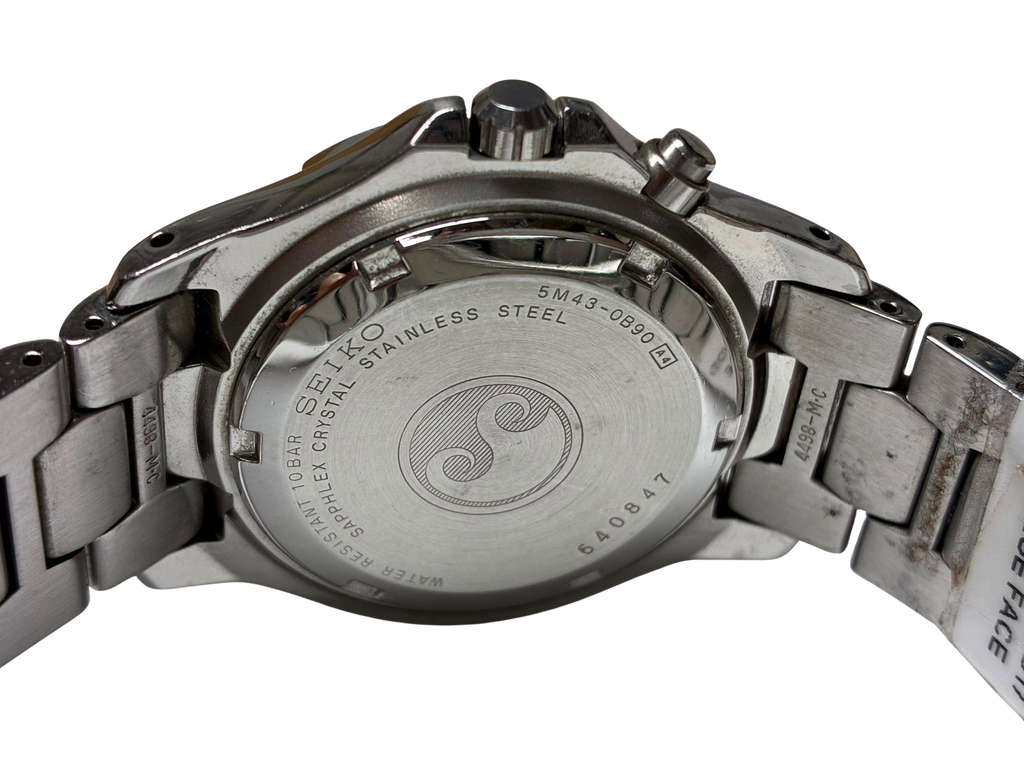 Seiko 5M430890 Kinetic SQ100 Watch