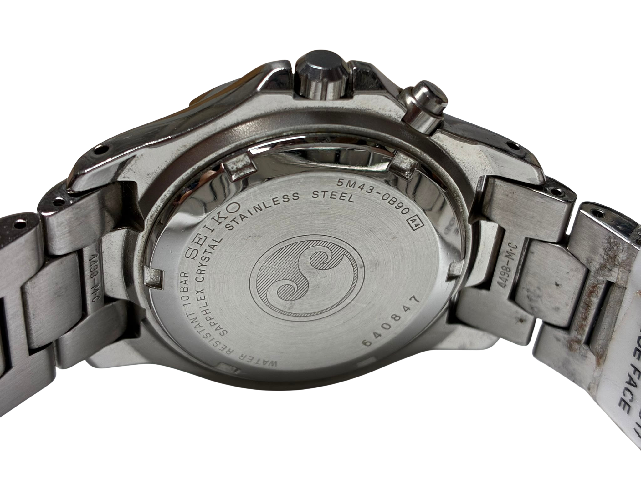Seiko 5M430890 Kinetic SQ100 Watch