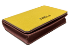 Furla Yellow Leather Card Case