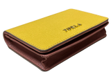Furla Yellow Leather Card Case