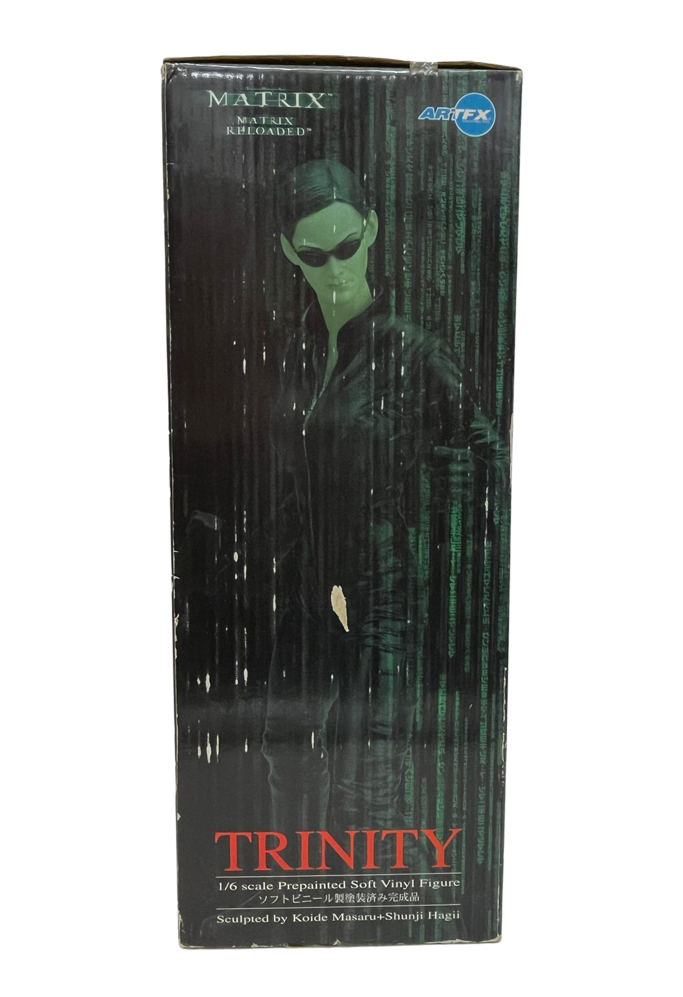 Matrix Reloaded Trinity Prepainted Soft Vinyl Figure 1/6 Scale