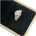 750 White Gold Natural Diamond Ladies Ring