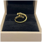 750 Yellow Gold Natural Diamond Ring