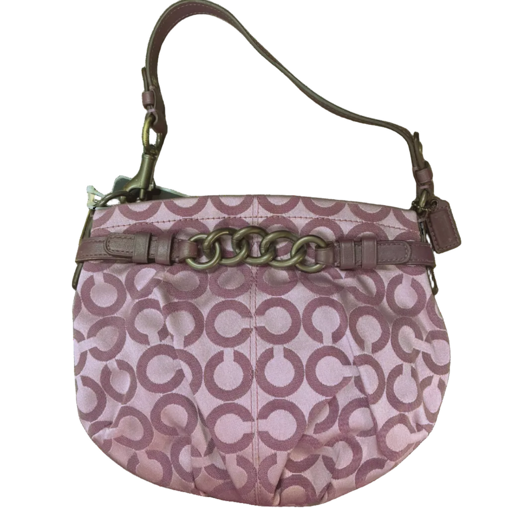 Coach Op Art Brooke Sateen Handbag