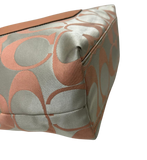 Coach 18335 Laura Signature Tote Bag Peach