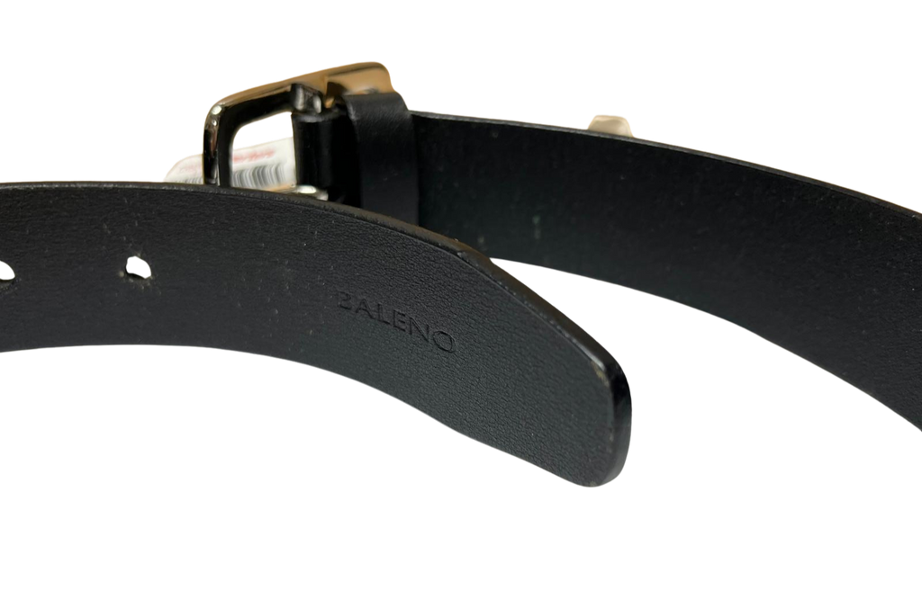 Baleno Leather Belt Black Size 29in