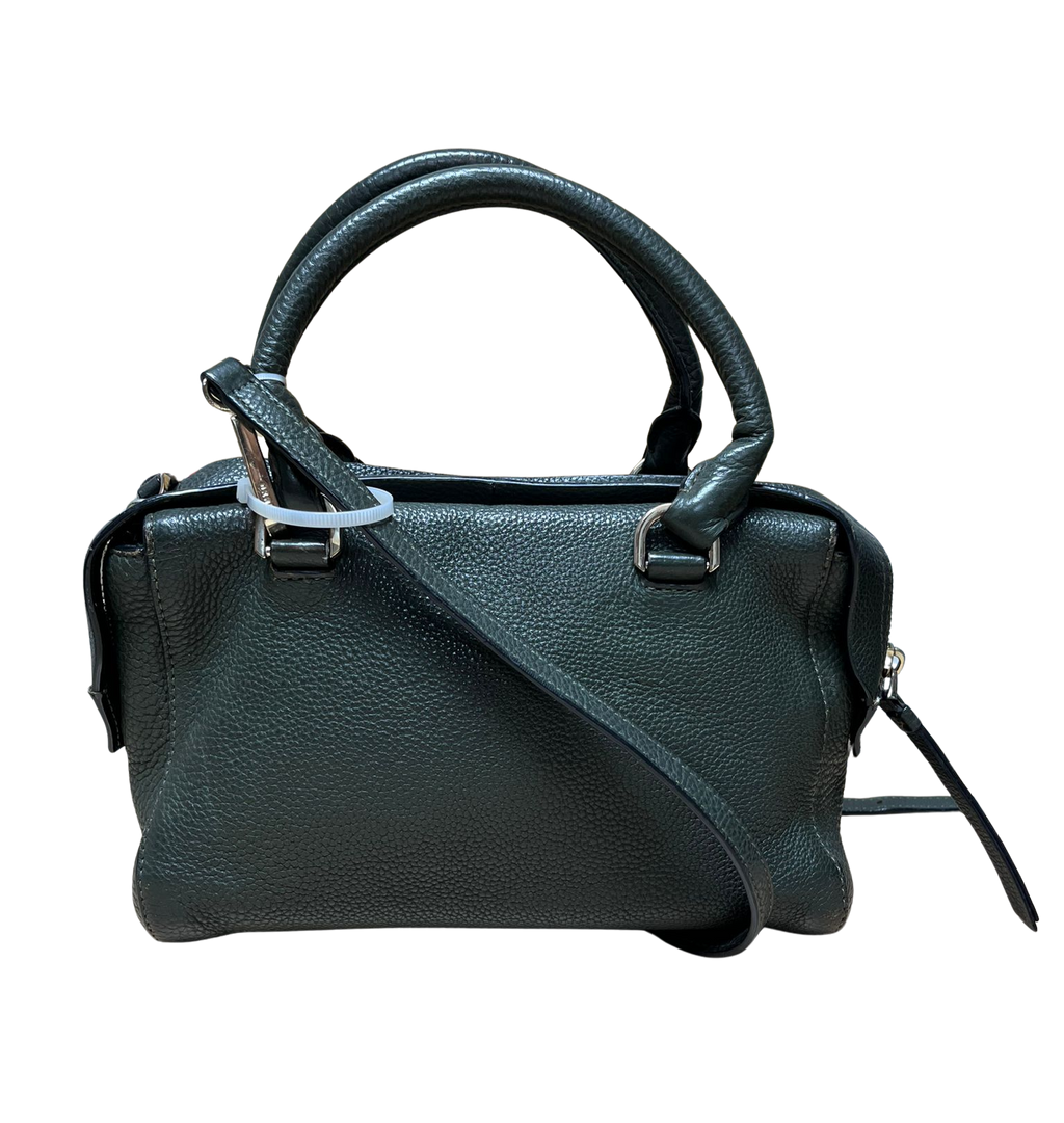 DKNY Leather Satchel Green