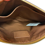 Coach M2377 CR355 SV QD Bag Clutch Bag Mens Varsity Carry All Pouch With Strap