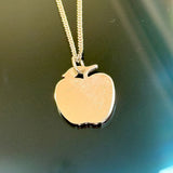 Tiffany & Co. 925 Silver Apple Motif Necklace