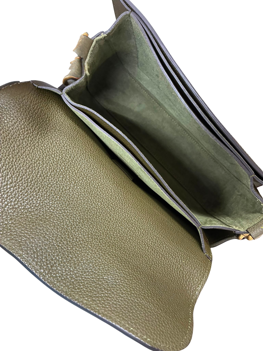 Gucci Jackie 2way Shoulder Bag Green Pebbled Leather