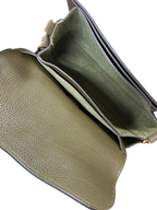 Gucci Jackie 2way Shoulder Bag Green Pebbled Leather