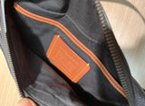 Coach League Belt Bag Black Leather