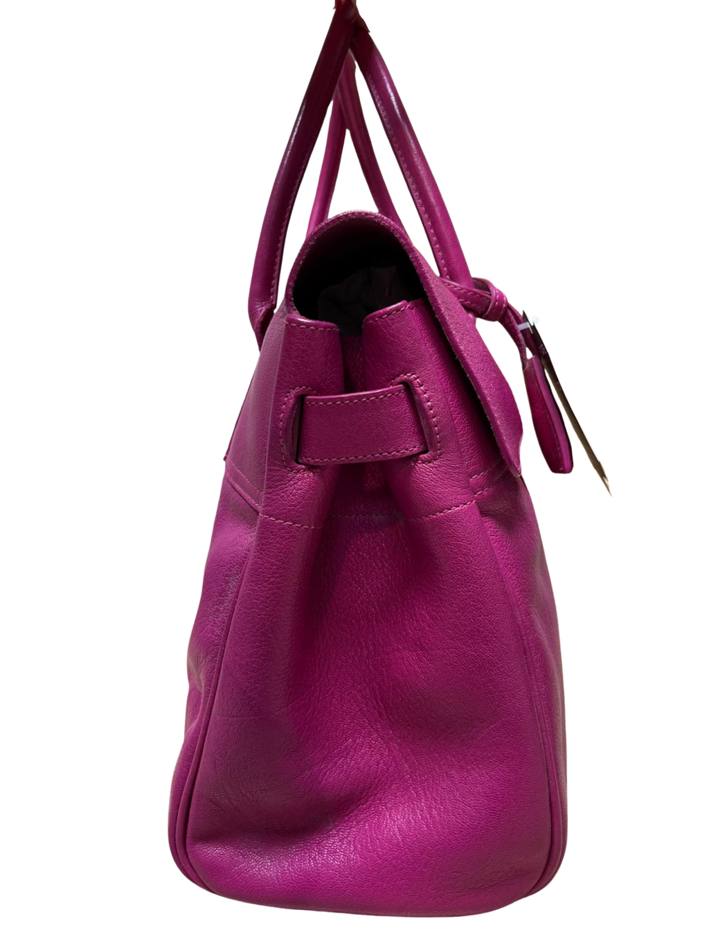 Mulberry Pink Pebbled Leather Bayswater Satchel
