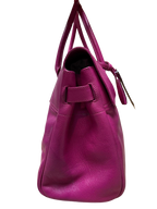 Mulberry Pink Pebbled Leather Bayswater Satchel