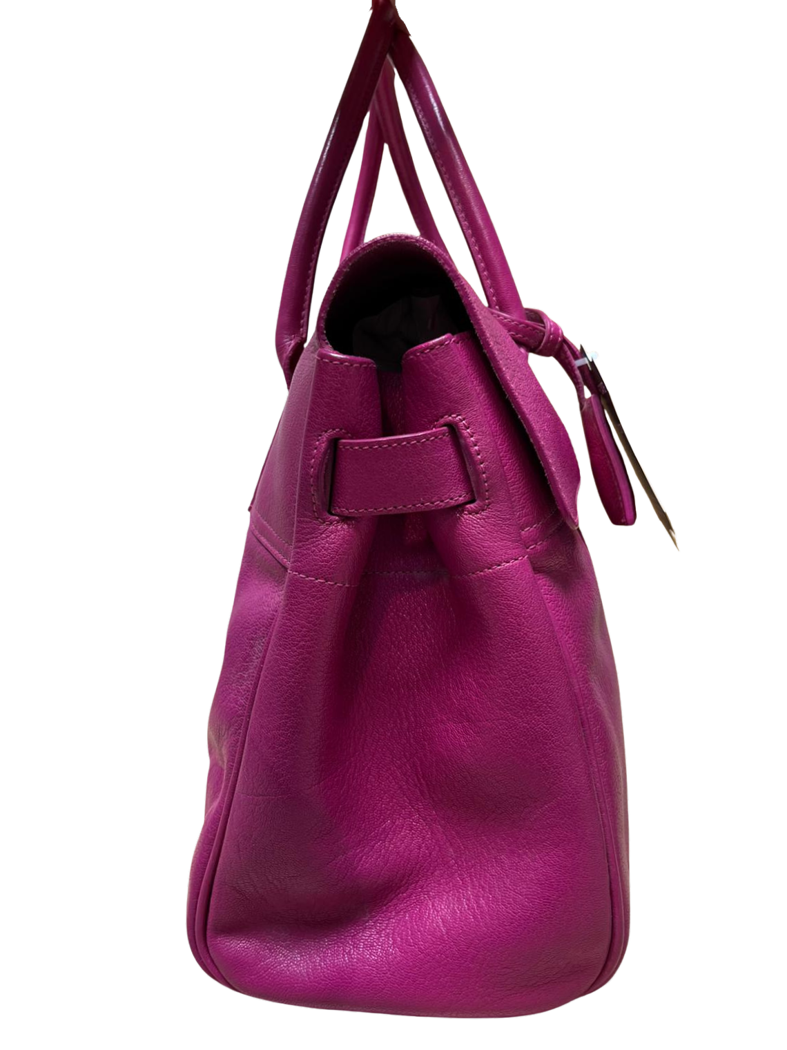 Mulberry Pink Pebbled Leather Bayswater Satchel