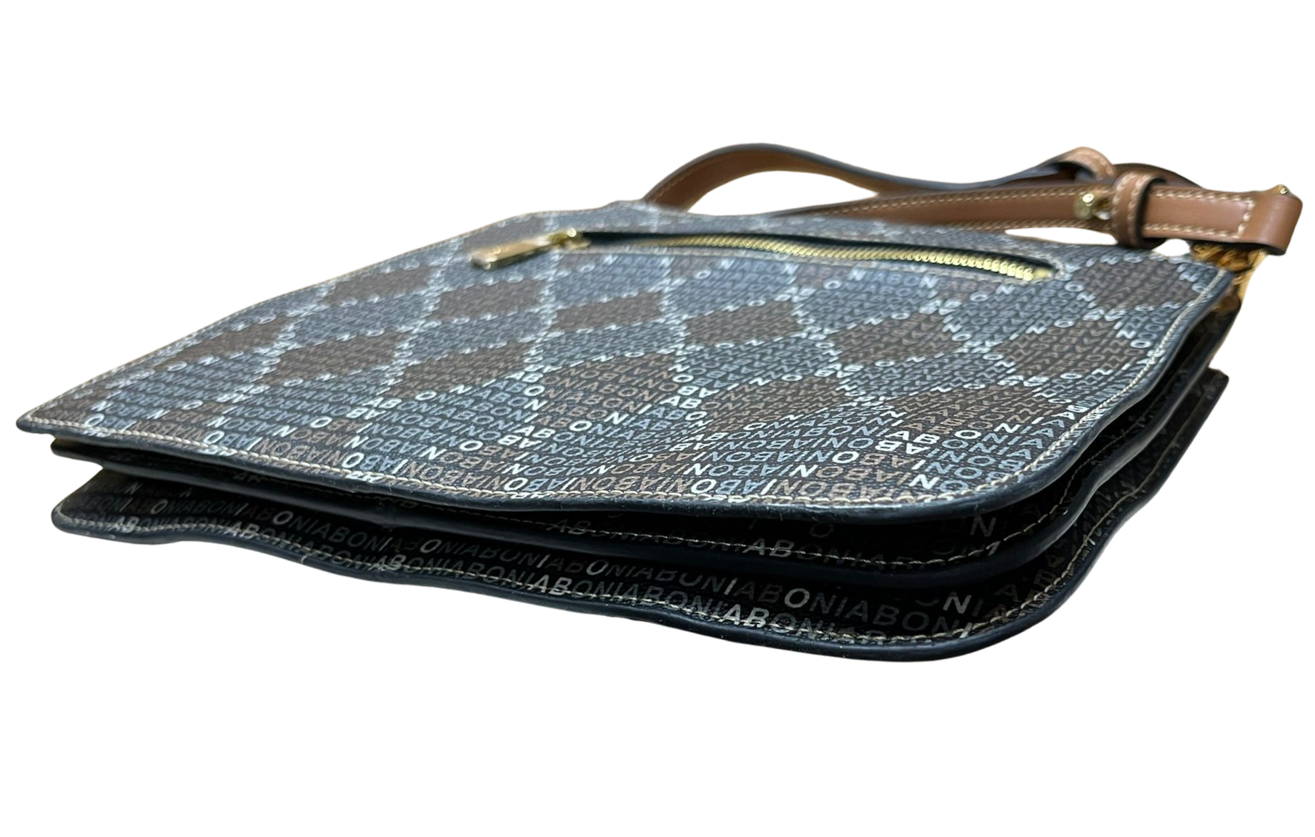 Bonia Monogram Crossbody Bag
