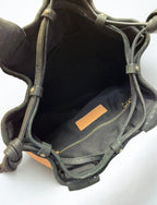 See by Chloe Pebbled Leather Bucket Drawstring Handbag
