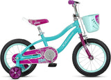 Schwinn S0403BAZ Elm Girls Bike For Toddlers And Kids 14in Teal