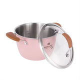 Mork And Land Stainless Steel Cooking Pot With Steamer 24cm