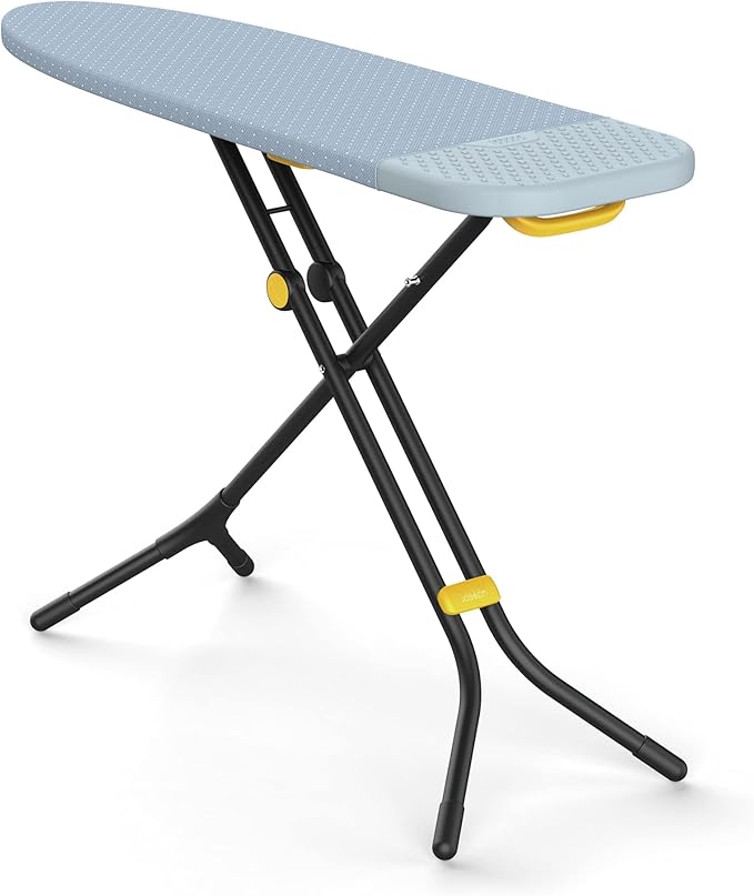 Joseph Joseph 50005 Glide Ironing Board with Compact Legs, Grey/Yellow Main image