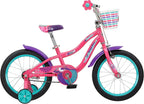 Schwinn Jasmine Girls Bike With Training Wheels 16in Pink