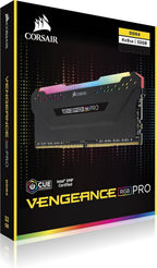 CORSAIR VENGEANCE RGB PRO 32GB 4x8GB DDR4 2666MHz C16 LED Desktop Memory Black