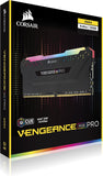 CORSAIR VENGEANCE RGB PRO 32GB 4x8GB DDR4 2666MHz C16 LED Desktop Memory Black