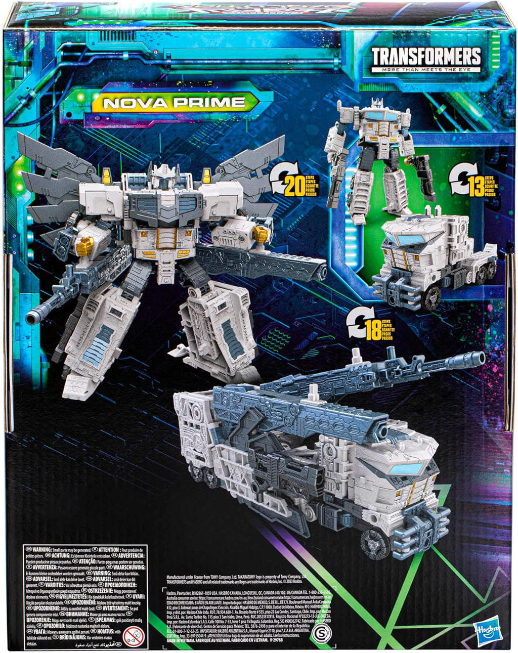 Takara Tomy Transformers Toys Legacy Evolution Leader Class Nova Prime Toy 7inch