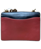 Coach B2222 90400 Klare Crossbody Bag In Signature Canvas With Black Leather And Goldtone Rivets