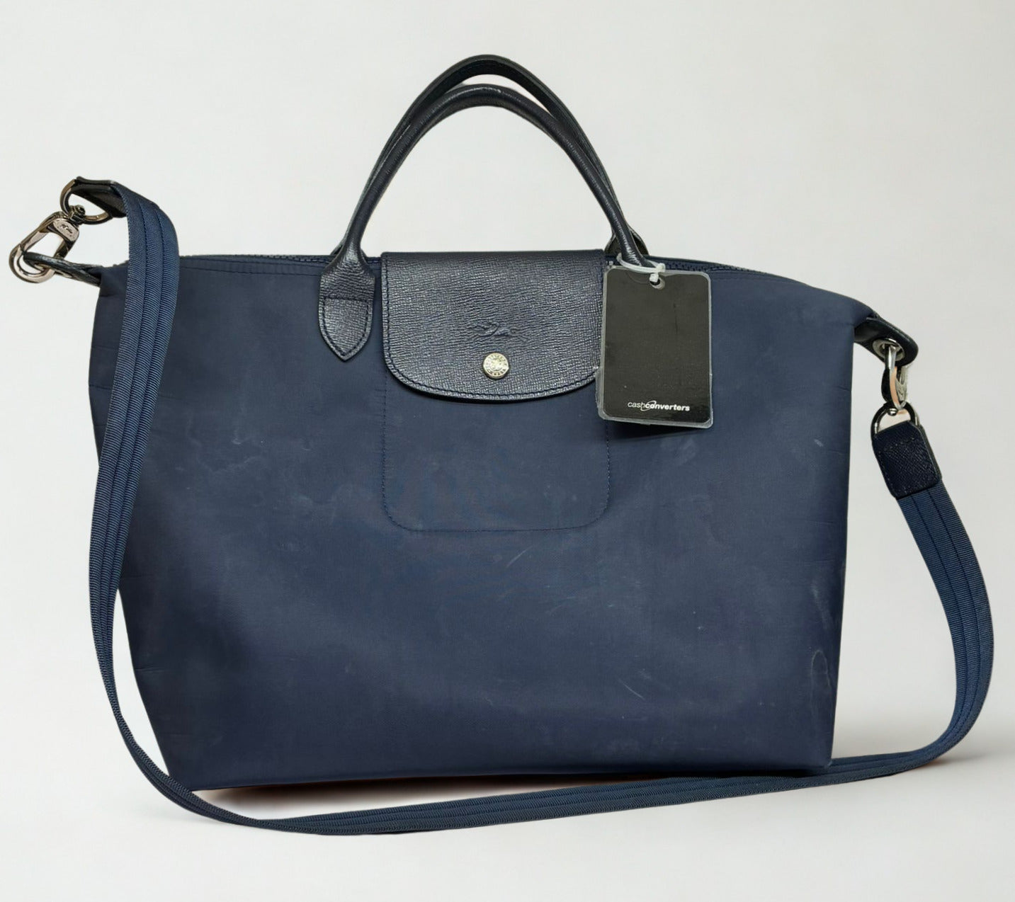 Longchamp Le Pliage Neo Medium Convertible Tote Bag Navy Blue Main image