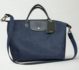 Longchamp Le Pliage Neo Medium Convertible Tote Bag Navy Blue