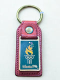 Coach 1996 Atlanta Centennial Olympic Games Leather And Brass Keychain