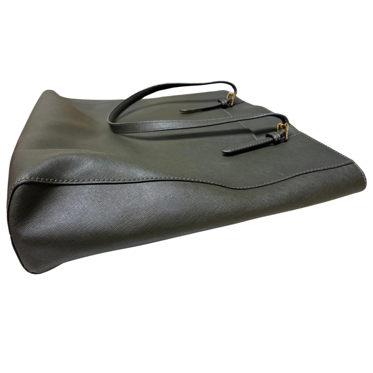 Michael Kors Jet Set Dark Olive Green Tote Bag Purse Carryall