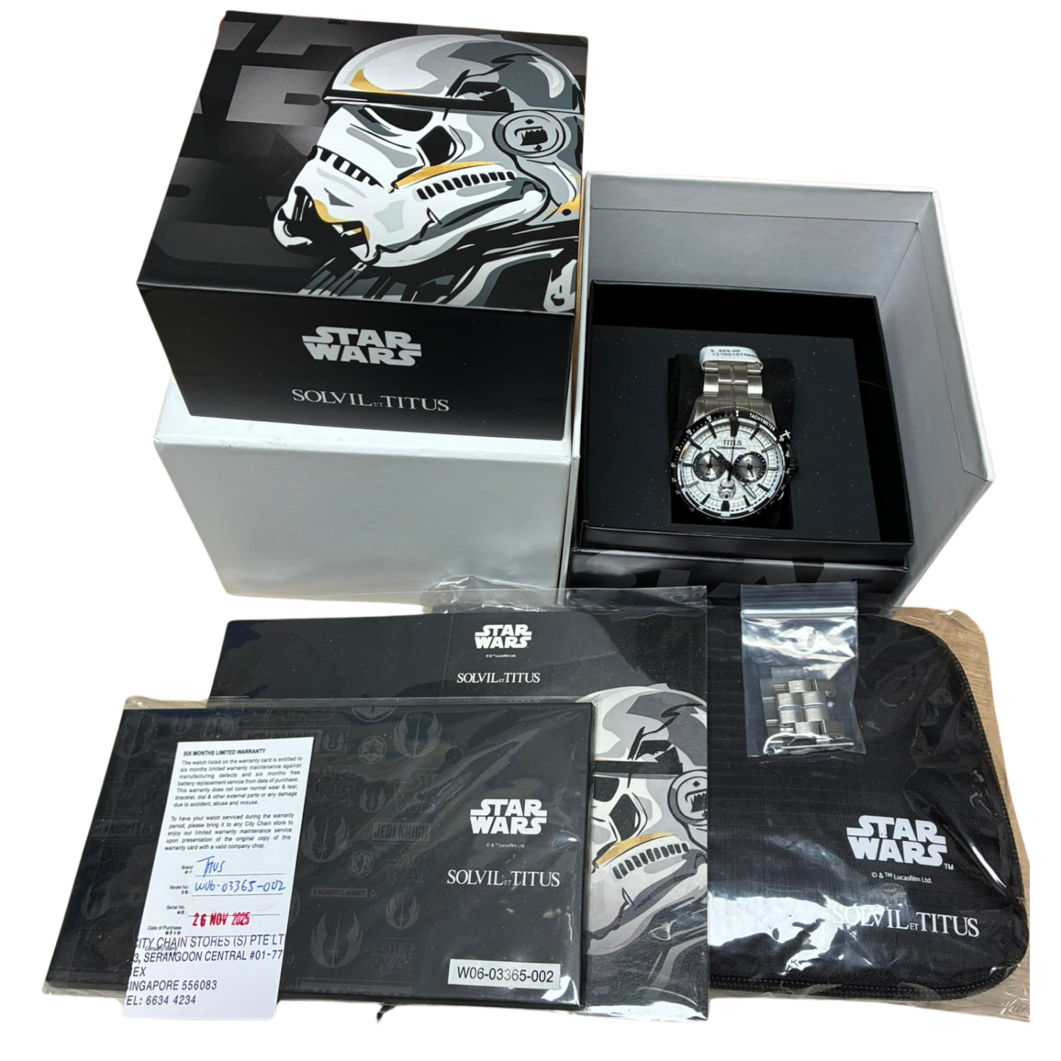 Solvil Et Titus W0603365002 Star Wars Stormtrooper Limited Edition watch