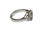 750WG Dancing Diamond Ladys Ring 4.8GM