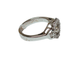 750WG Dancing Diamond Ladys Ring 4.8GM
