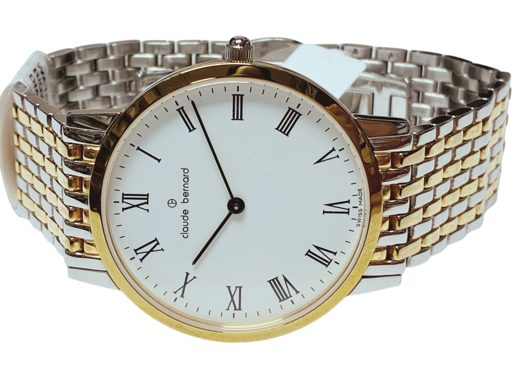 Claude Bernard 20061 357JM Slim Line TwoTone Mens Dress Watch