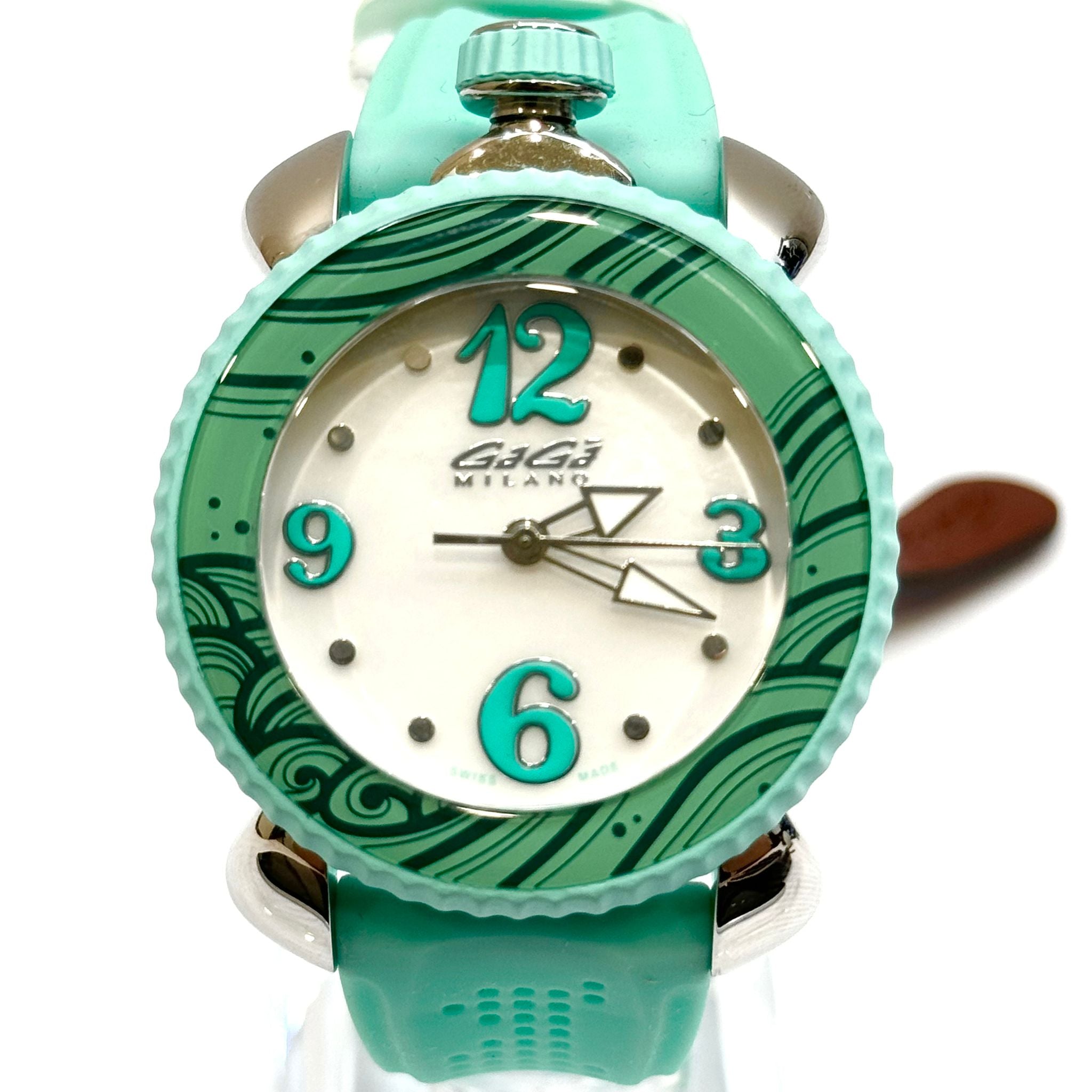 Gaga Milano 7020.04 White Pearl Dial 39mm Ladies Quartz Watch Main image